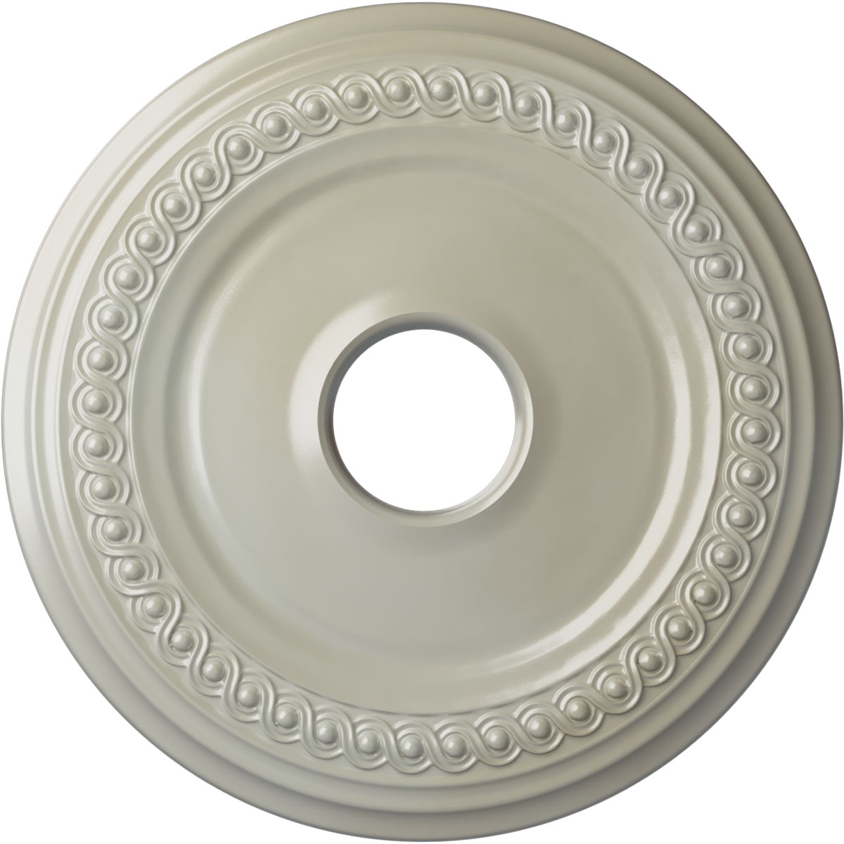 Ekena Millwork CM19CLFBS Classic 18.625-in W x 18.625-in L Painted Flash Blue Polyurethane Whole Ceiling Medallion