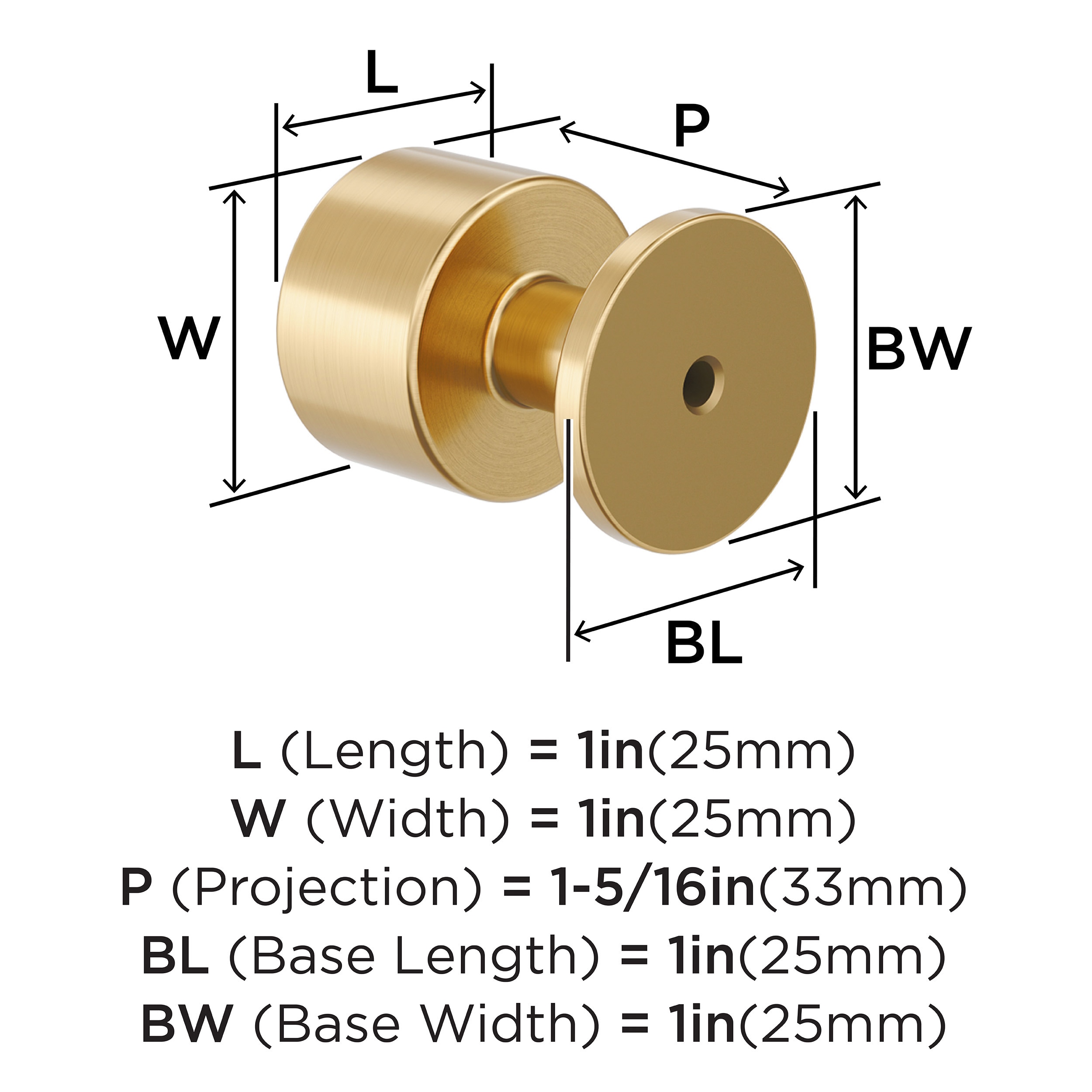 Amerock BP37480CZ Cabinet-Knobs - View #4