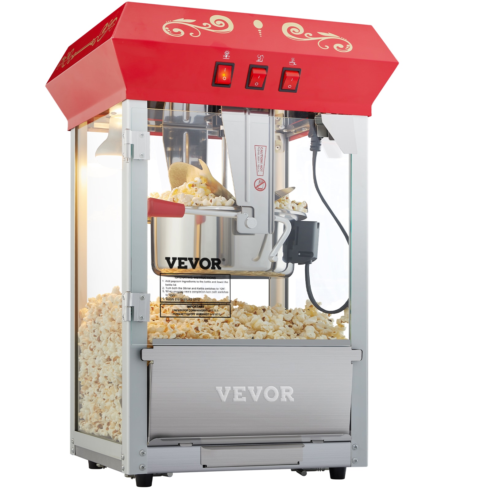 VEVOR TSBMHJ8OZ850WJWNRV1 Popcorn-Makers - View #9