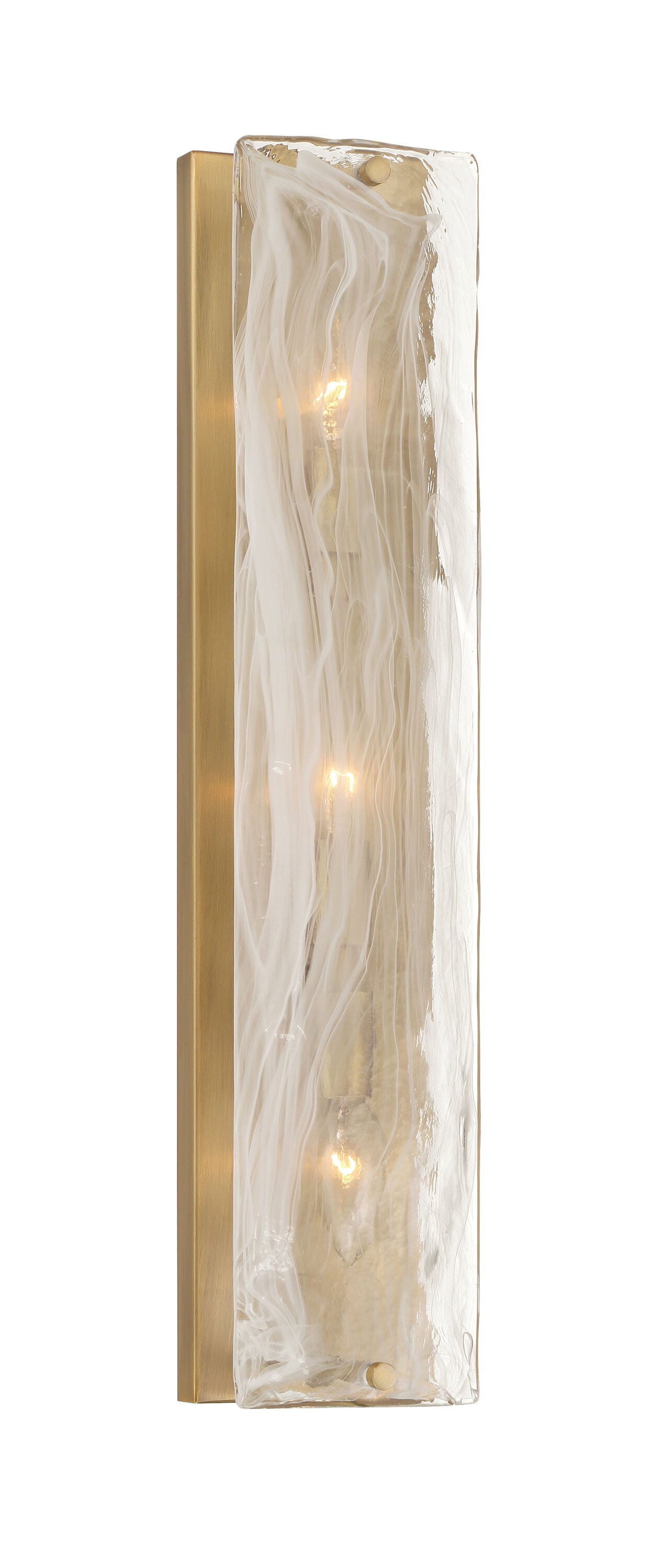 Minka Lavery 3633-732 Veil 22.25-in 3 -Light Satin Brass Craftsman Vanity light bar