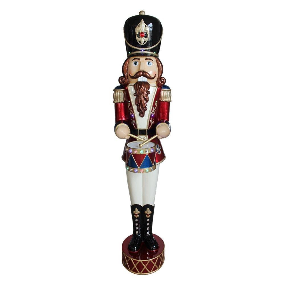 National Tree Company 72-in Musical Animatronic Nutcracker (Christmas ...