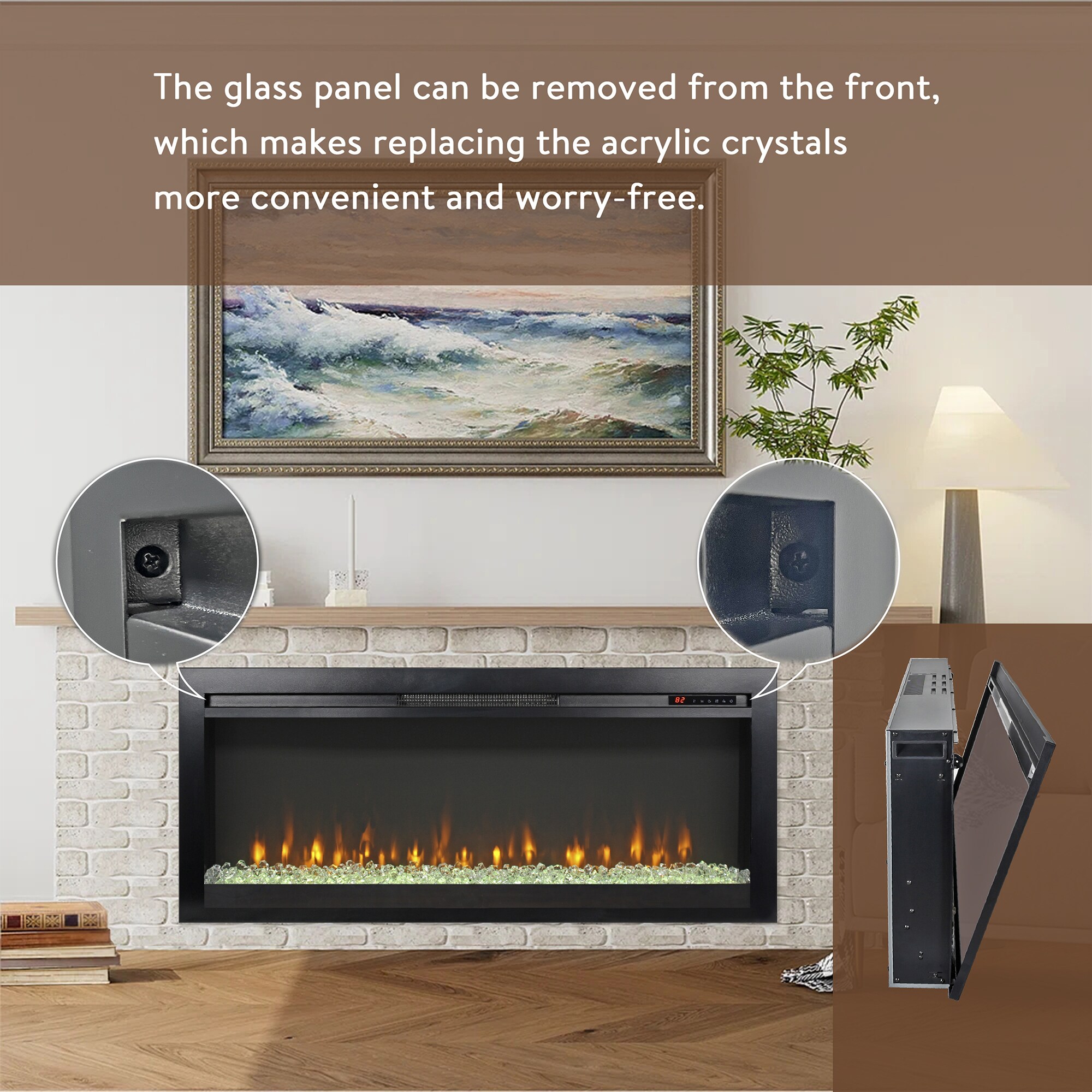 Fun Orange FUN26EF27 Electric-Fireplaces - View #5