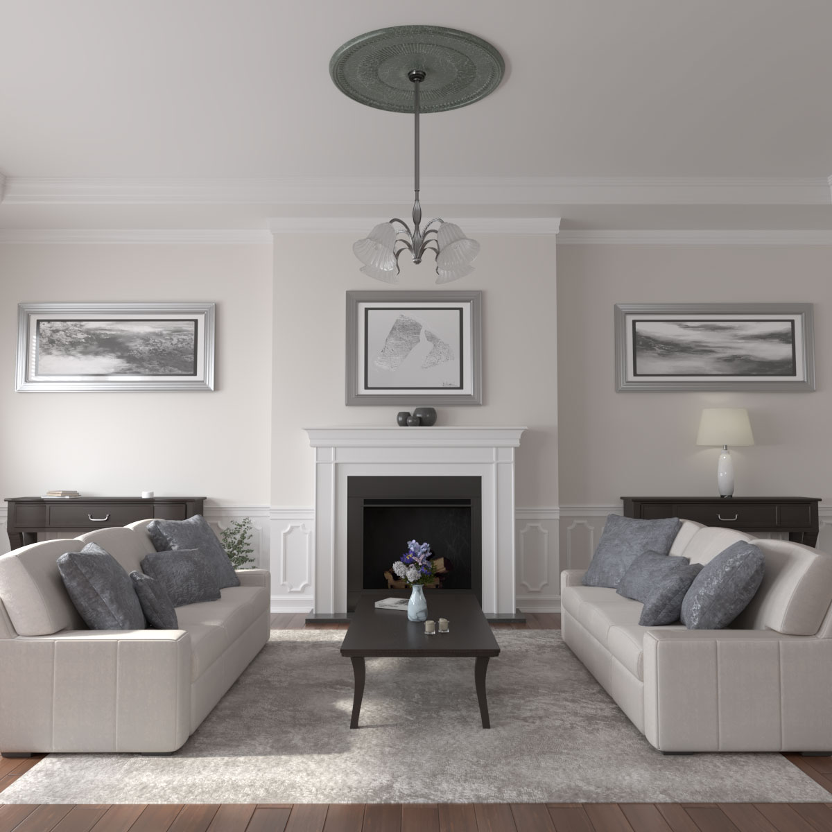 Ekena Millwork CM51NEAGC Ceiling-Medallions - View #4