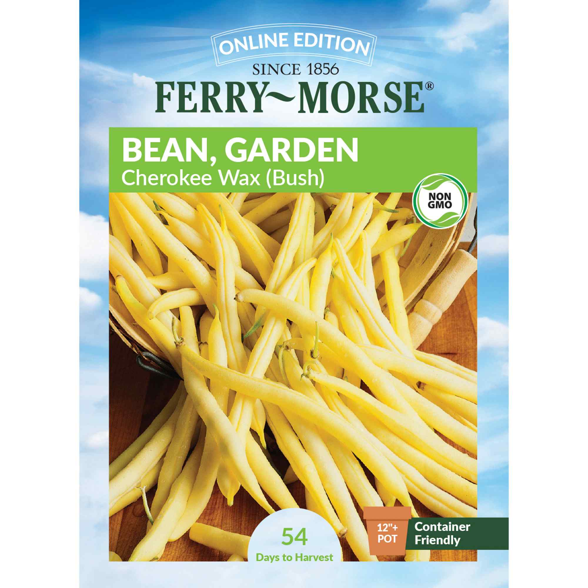 Ferry-Morse LC25.7061 Organic Bean Seeds 17.5 Gram(s)