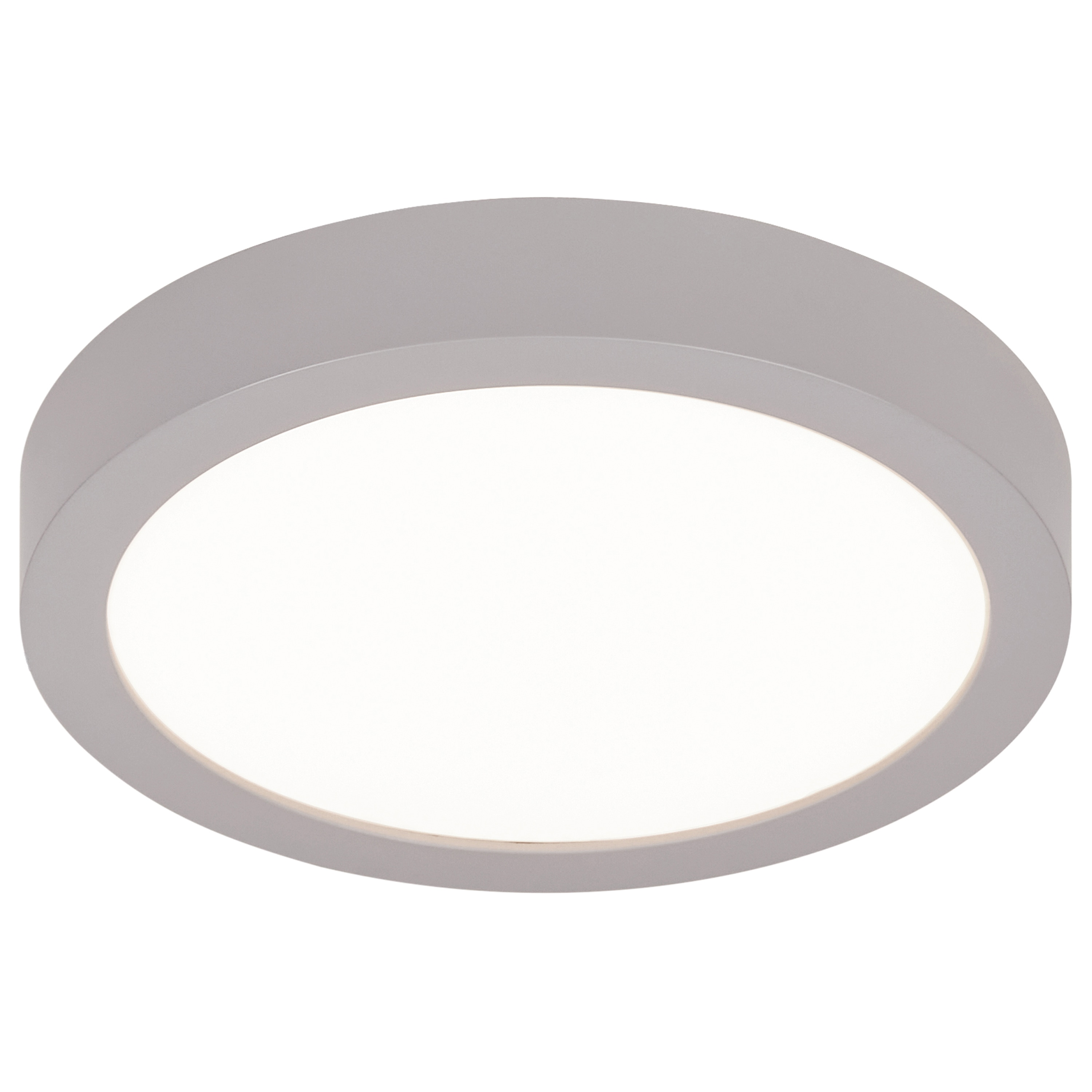 Ulko Silver LED Flush Mount Light for Indoor/Outdoor Use