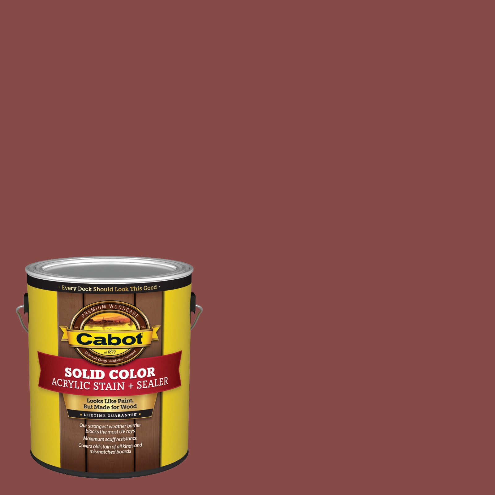 Defy Solid Color Wood Stain 1 Gallon / Stone Gray