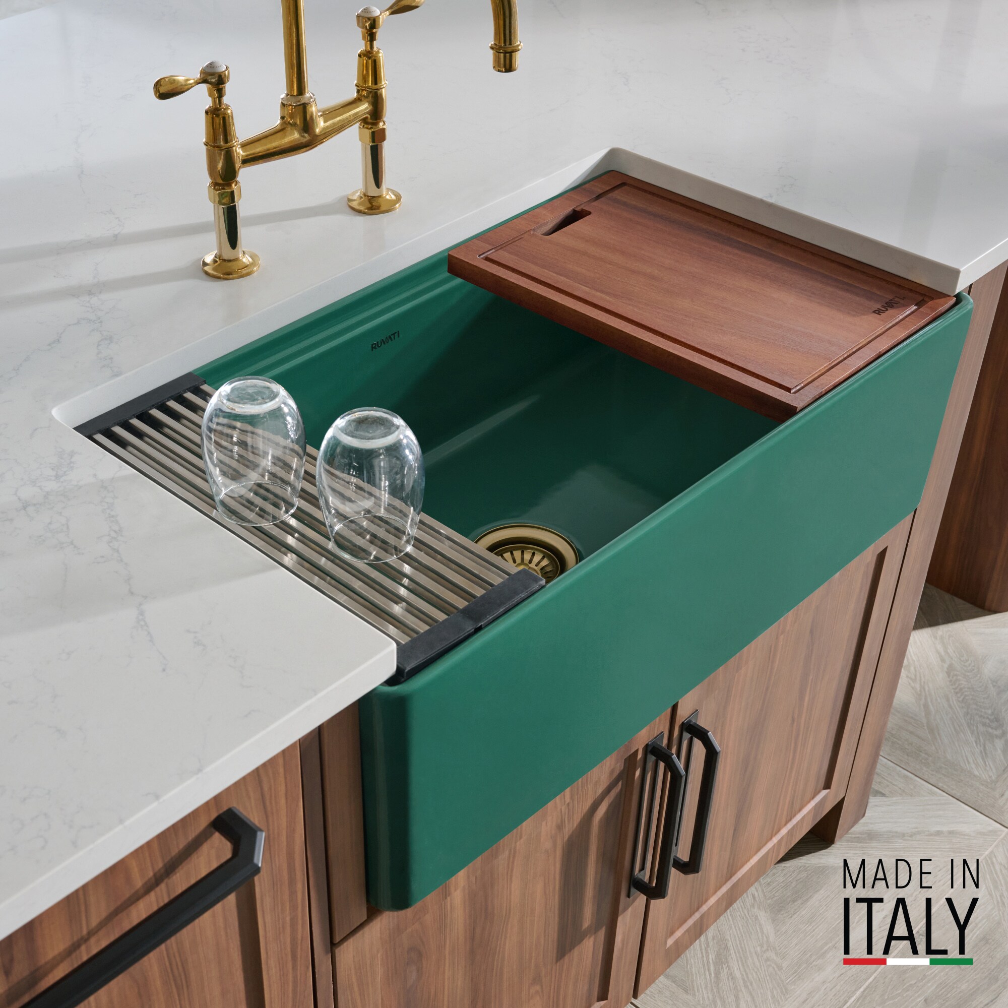 Ruvati RVL2387EG Kitchen-Sinks - View #3
