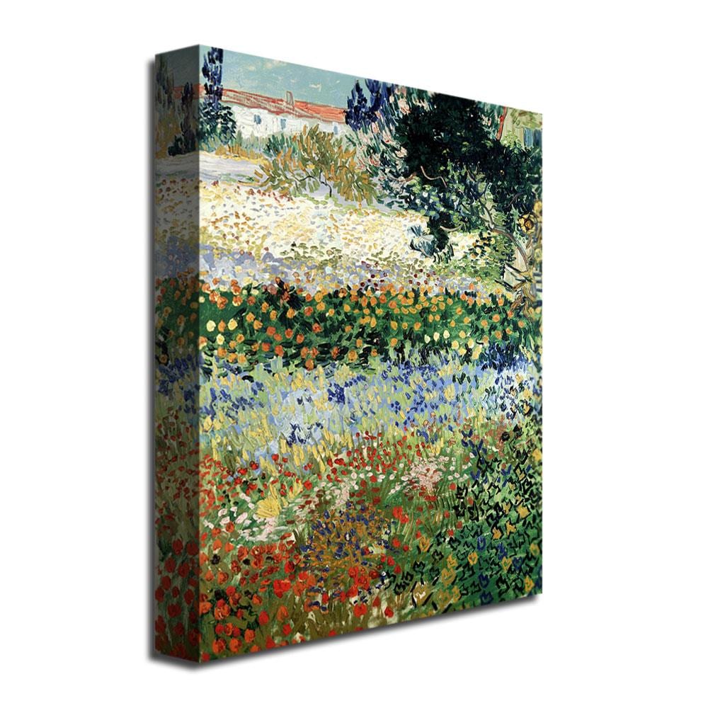 Trademark Fine Art Framed 32-in H x 26-in W Landscape Print on Canvas ...