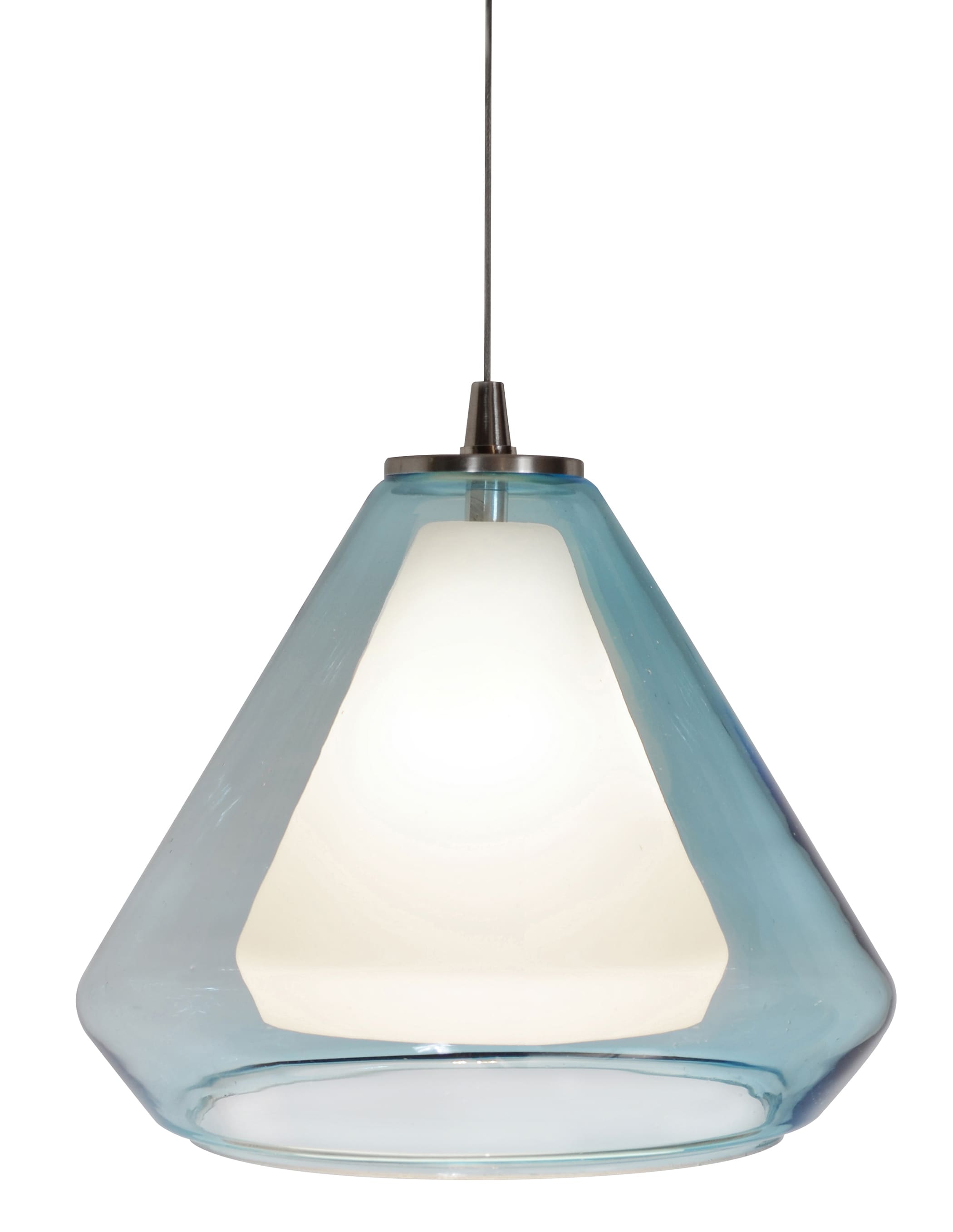 AFX AGP500L40D2SNAQ Armitage Satin Nickel Modern/contemporary Bell Integrated LED Medium Hanging Pendant light