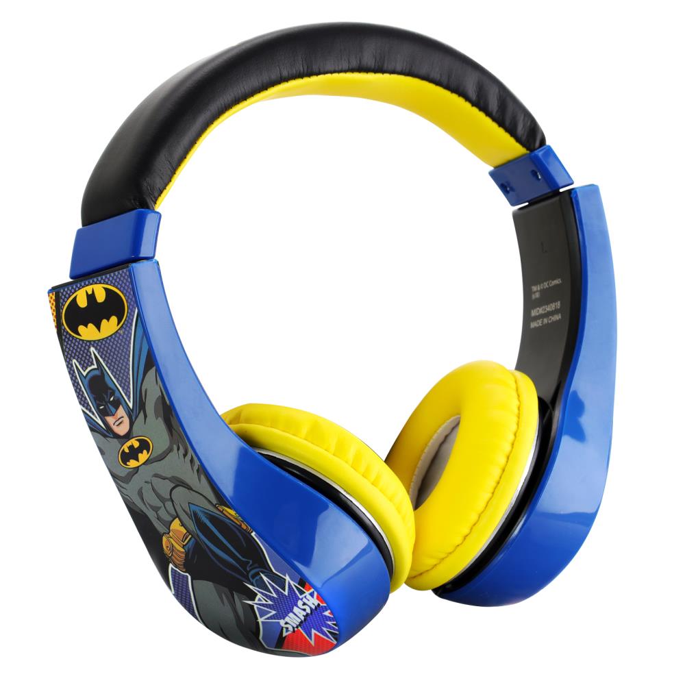 DC Comics DC Justice League Batman Over the Ear Headphones - Kid Safe ...
