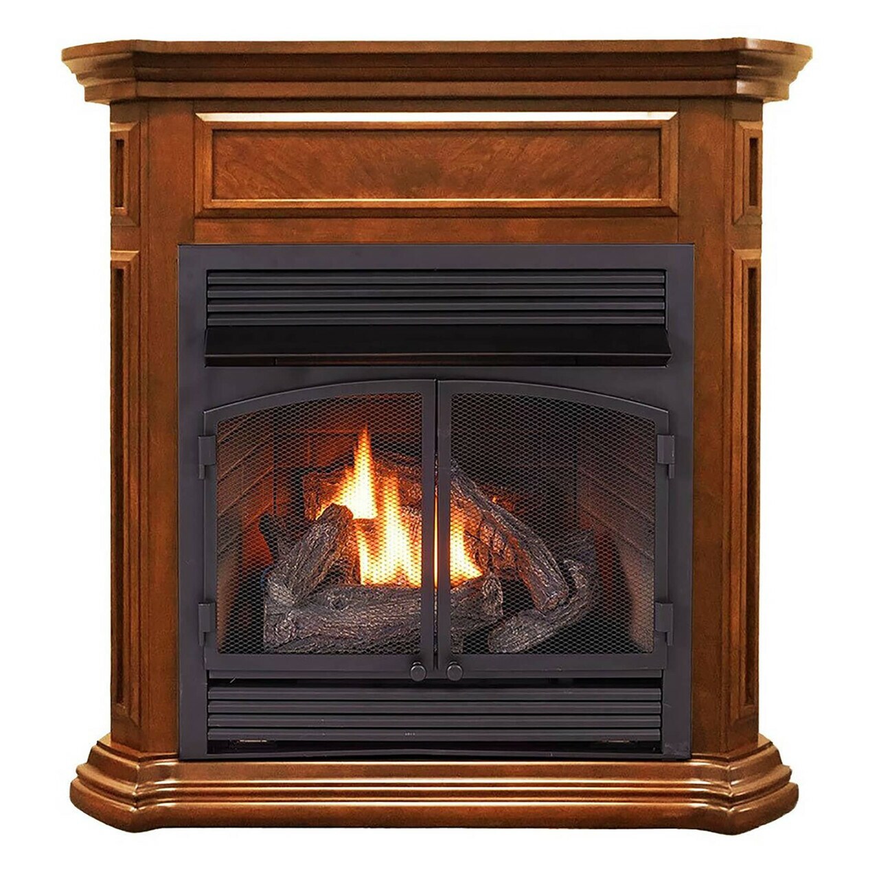 ProCom FBNSD400RT-4AS 44.25-Inches Apple Spice Ventless Liquid Propane and Natural Gas Fireplace