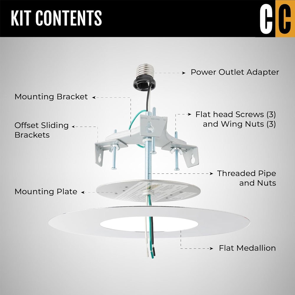 The Can Converter R56-RMF-CHR Recessed-Kits - View #2