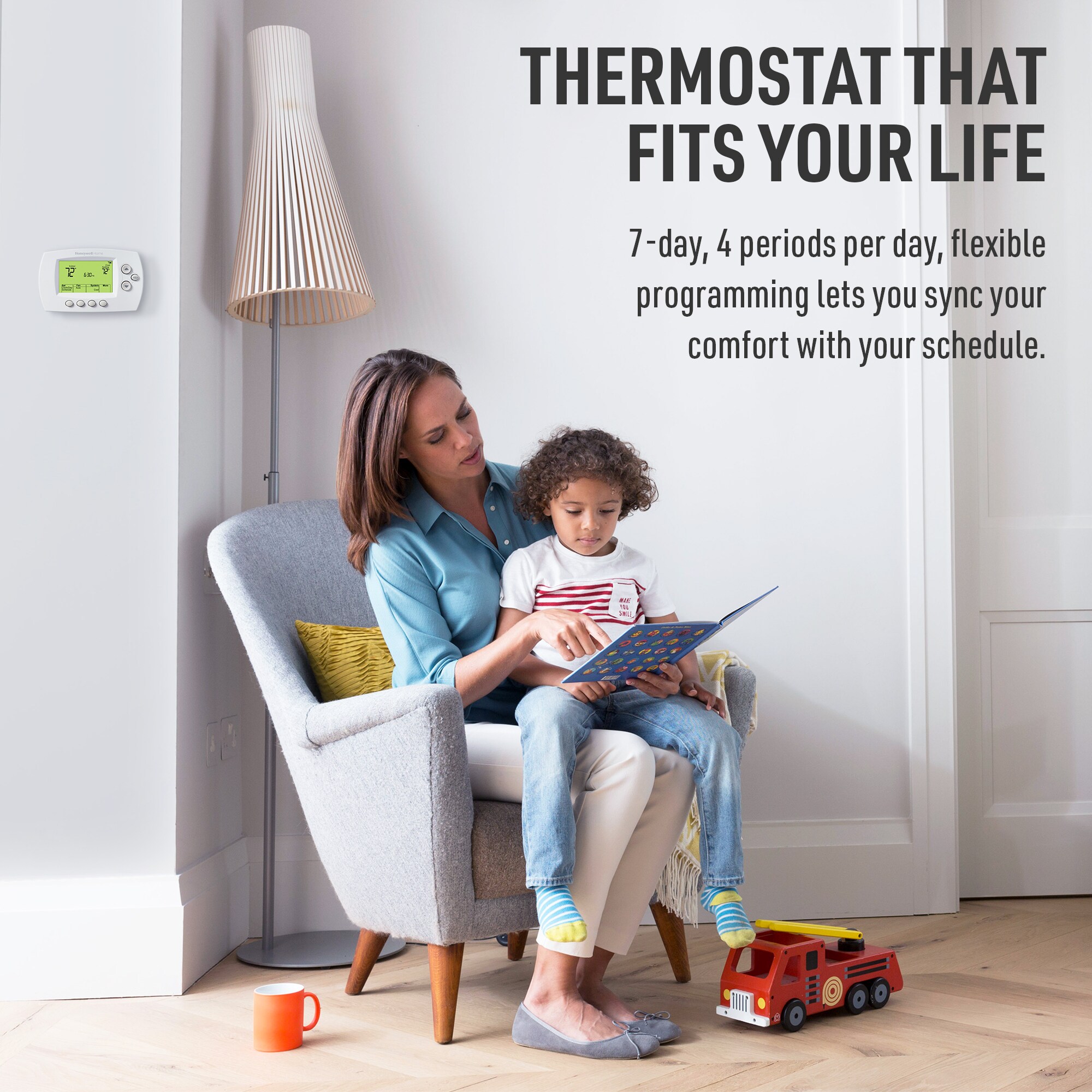 Honeywell Home White WiFi 7-Day Programmable Thermostat