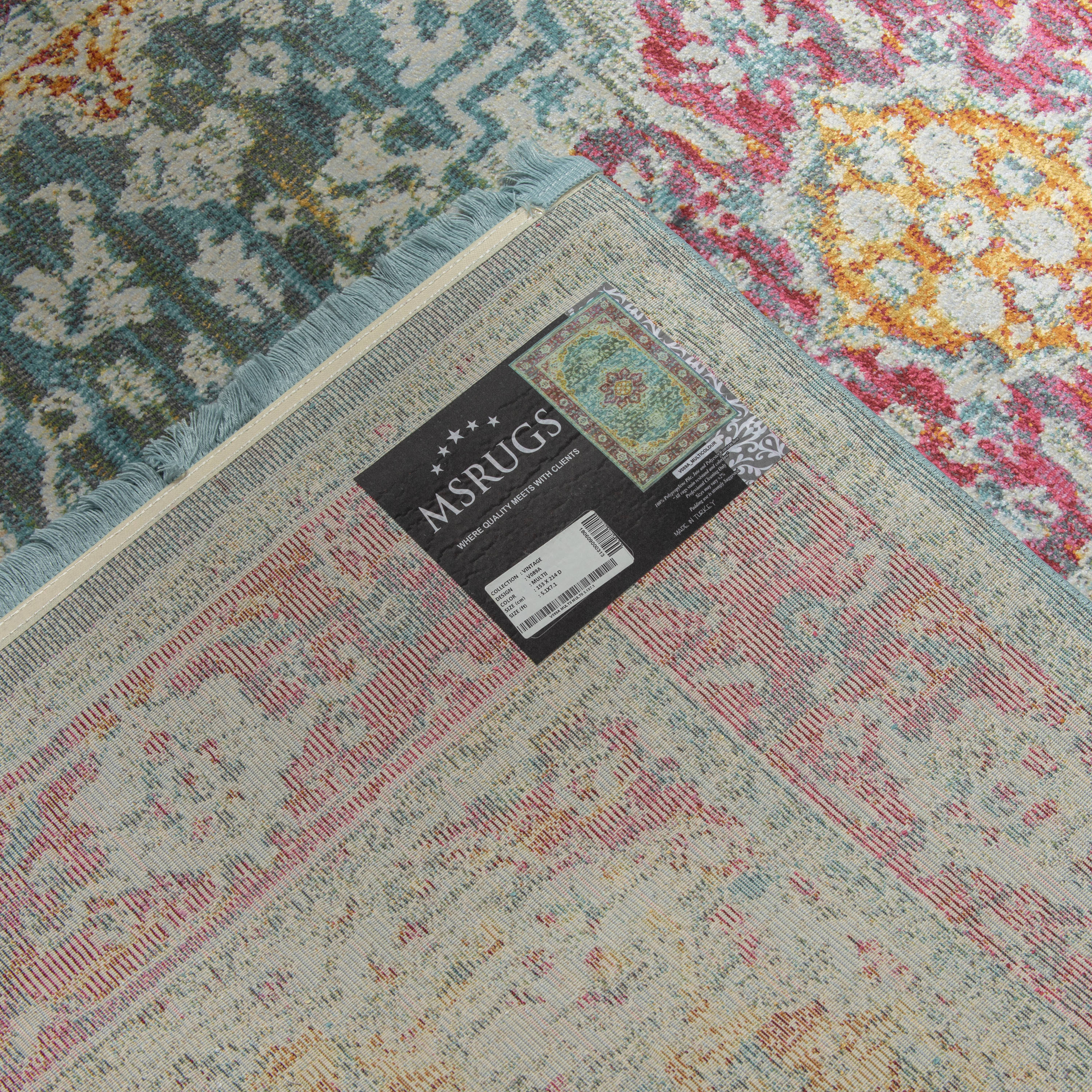 MSRUGS V089A-MLT-CLR-2X3 rugs - View #4