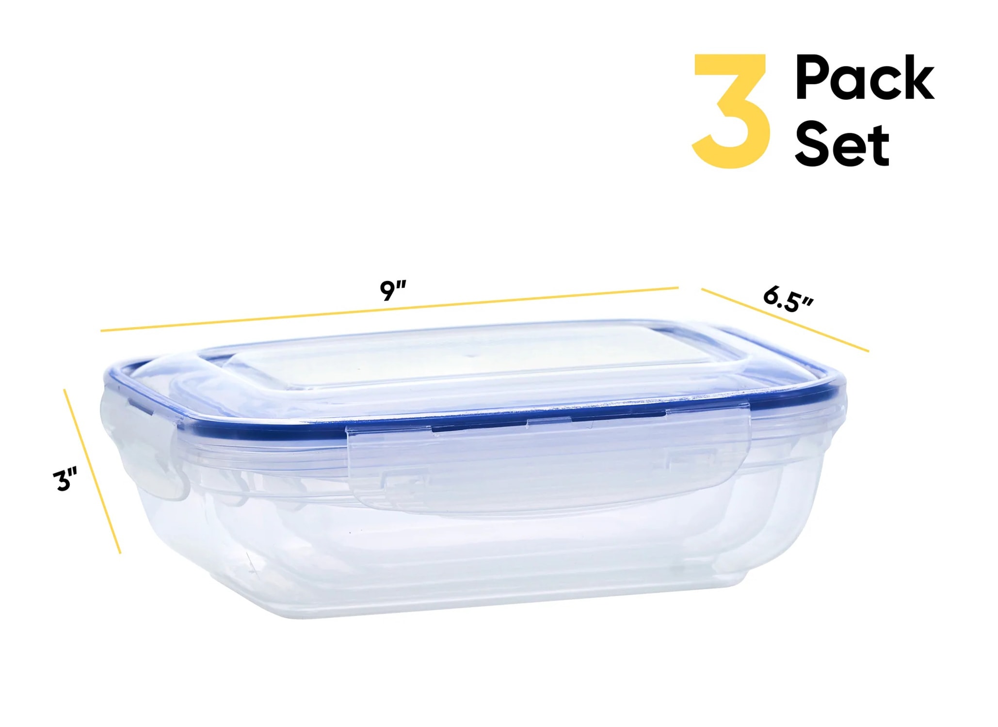 Superio Brand 3.5-quart Plastic BPA-Free Reusable Food Storage Container  with Lid in the Food Storage Containers department at