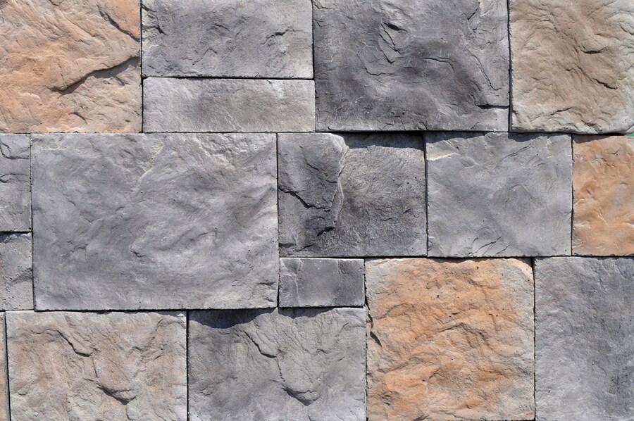 M-Rock YORK48PAK York Greenbrier Cobble 48-sq ft Gray Stone