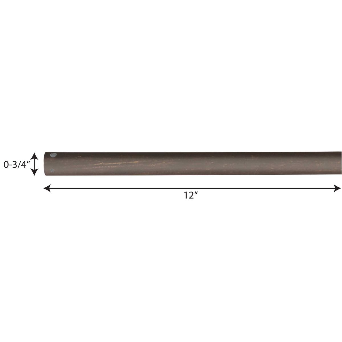 Antique Bronze 12" Ceiling Fan Downrod
