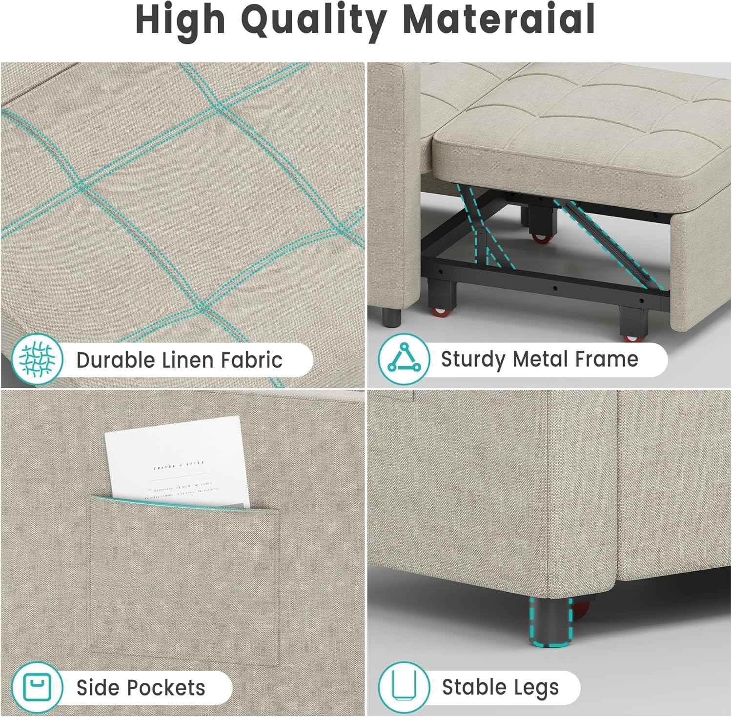 WhizMax PD-PHO-1477A67O futons - View #7