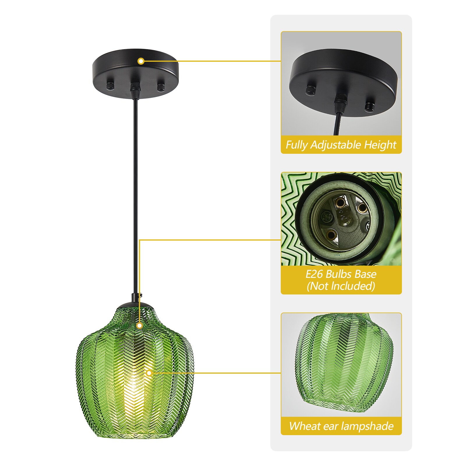 ZHLLMQ JP-4127-1A-2-GREEN Pendant-Lights - View #4