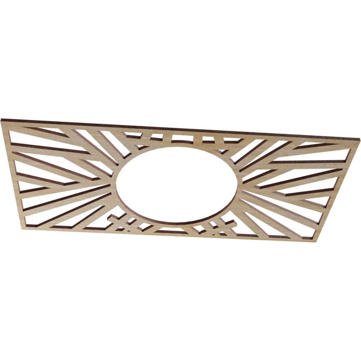 Ekena Millwork CMWP22X11X0250HOHI Ceiling-Medallions - View #2