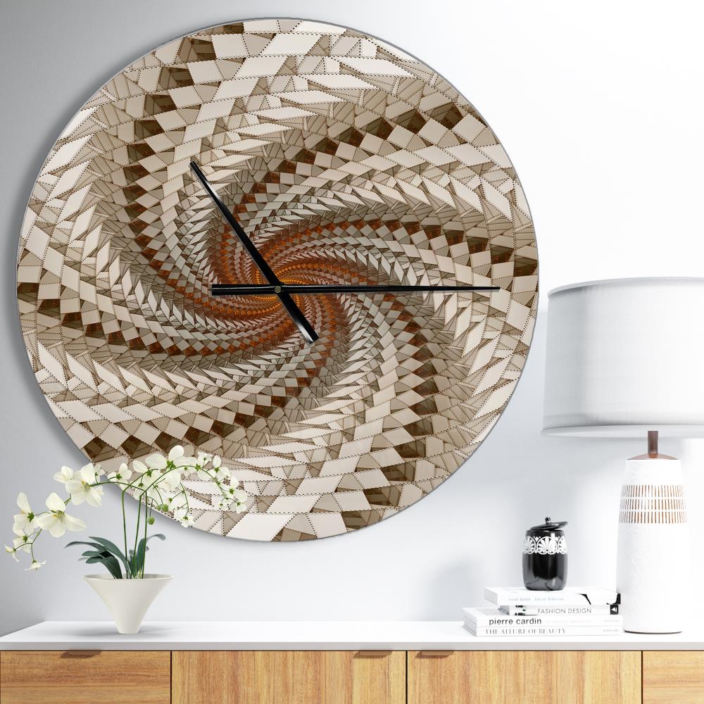 Designart CLM7264-C23 Analog Round Wall Modern