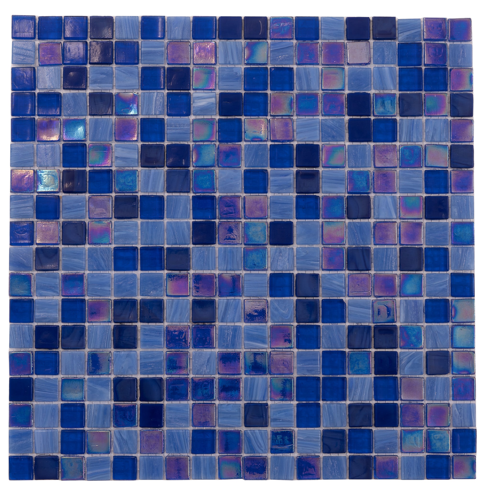 Apollo Tile Mingles Sky Blue 11-1/2-in x 11-1/2-in Glossy Glass Uniform Squares Floor and Wall Tile (18.69-sq. ft/ Carton)