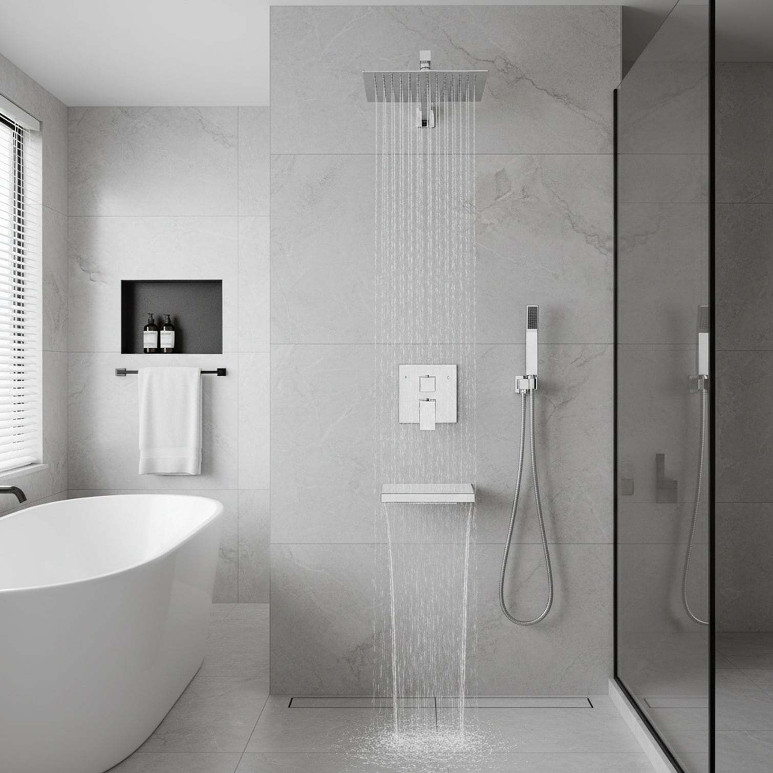 BBabe YUB01T1CVE85 Fixed-Showerhead - View #7