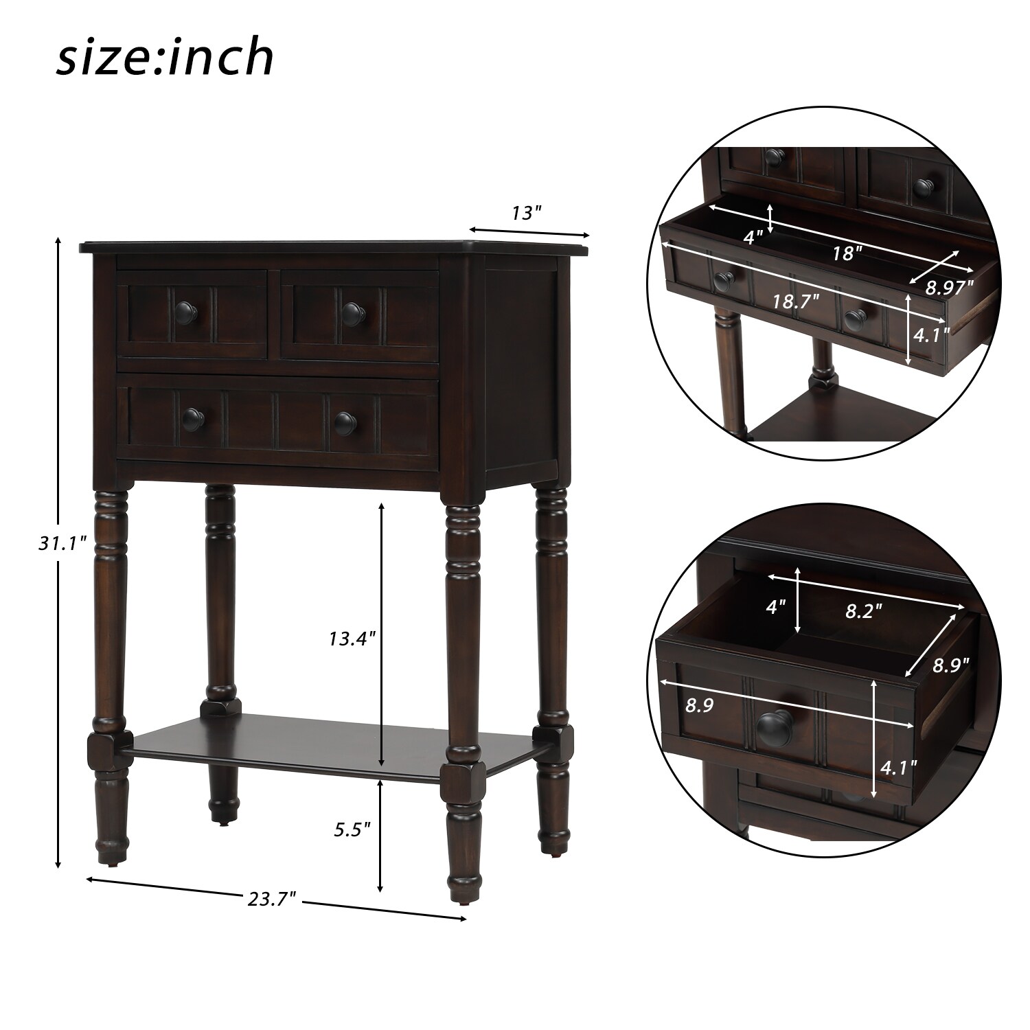 AHIOU HOME ZAAH-CT192646B Console-Sofa-Tables - View #11