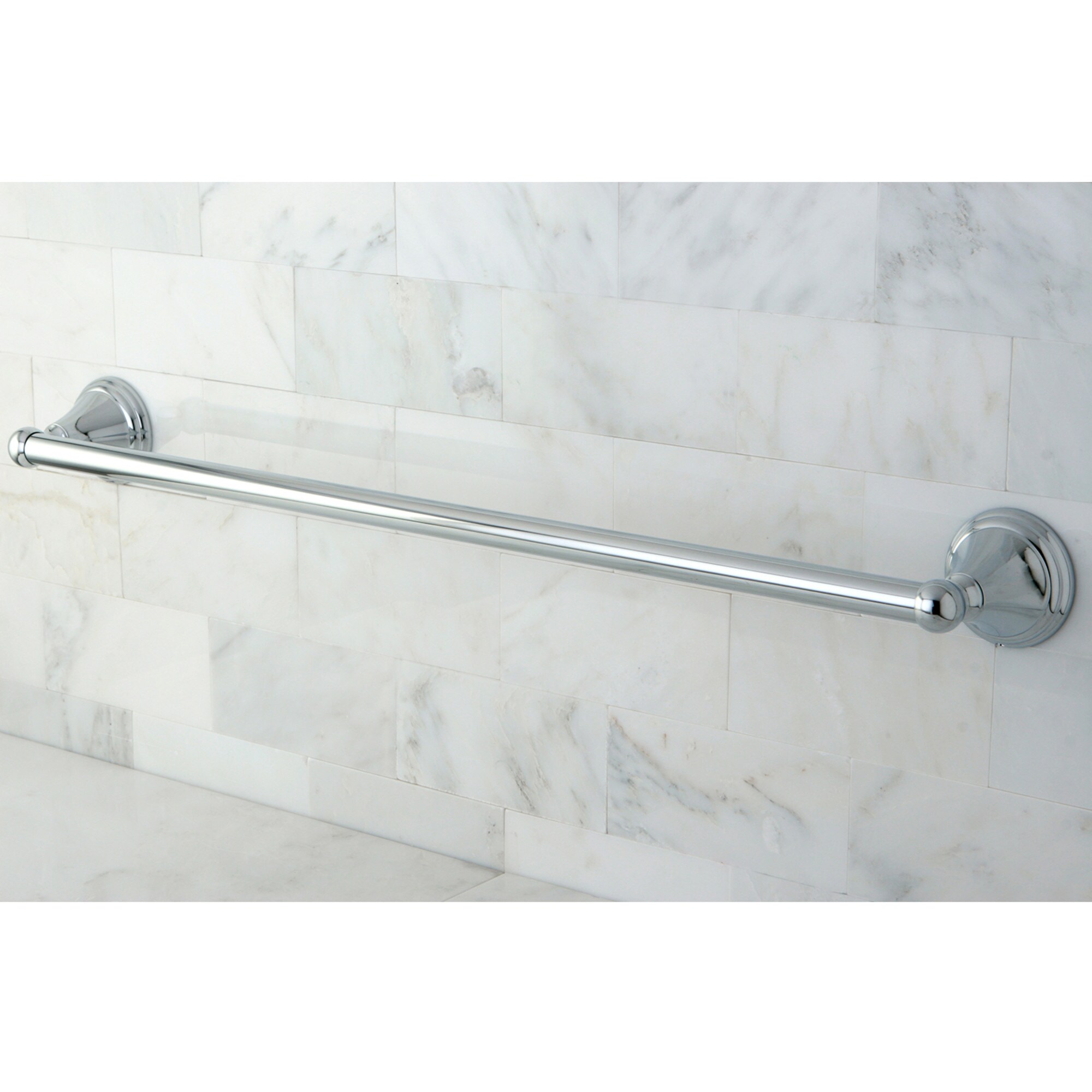 Elements of Design EBA2971C Governor 24-in Chrome Wall mount Single Towel Bar