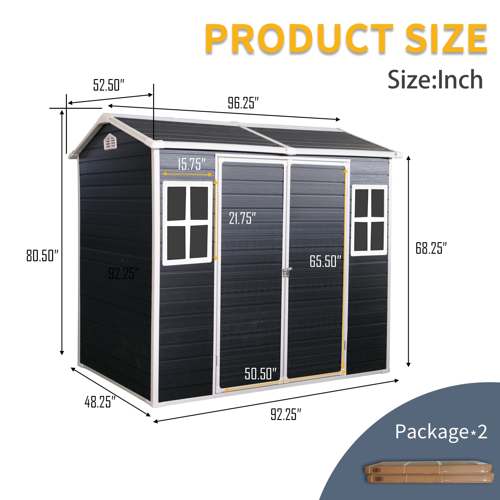 Mondawe MD-TP16AAL Vinyl-Resin-Storage-Buildings - View #9