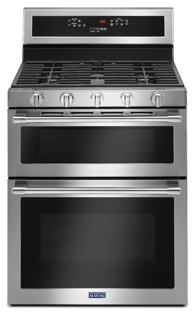 Maytag 30-in 5 Burners 2.1-cu Ft   3.9-cu Ft Self-cleaning Convection 