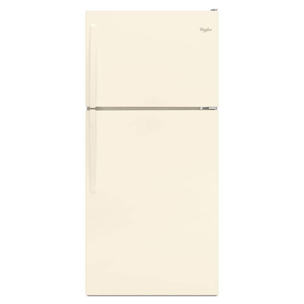 Whirlpool 18.2-cu ft Top-Freezer Refrigerator (Biscuit) at Lowes.com