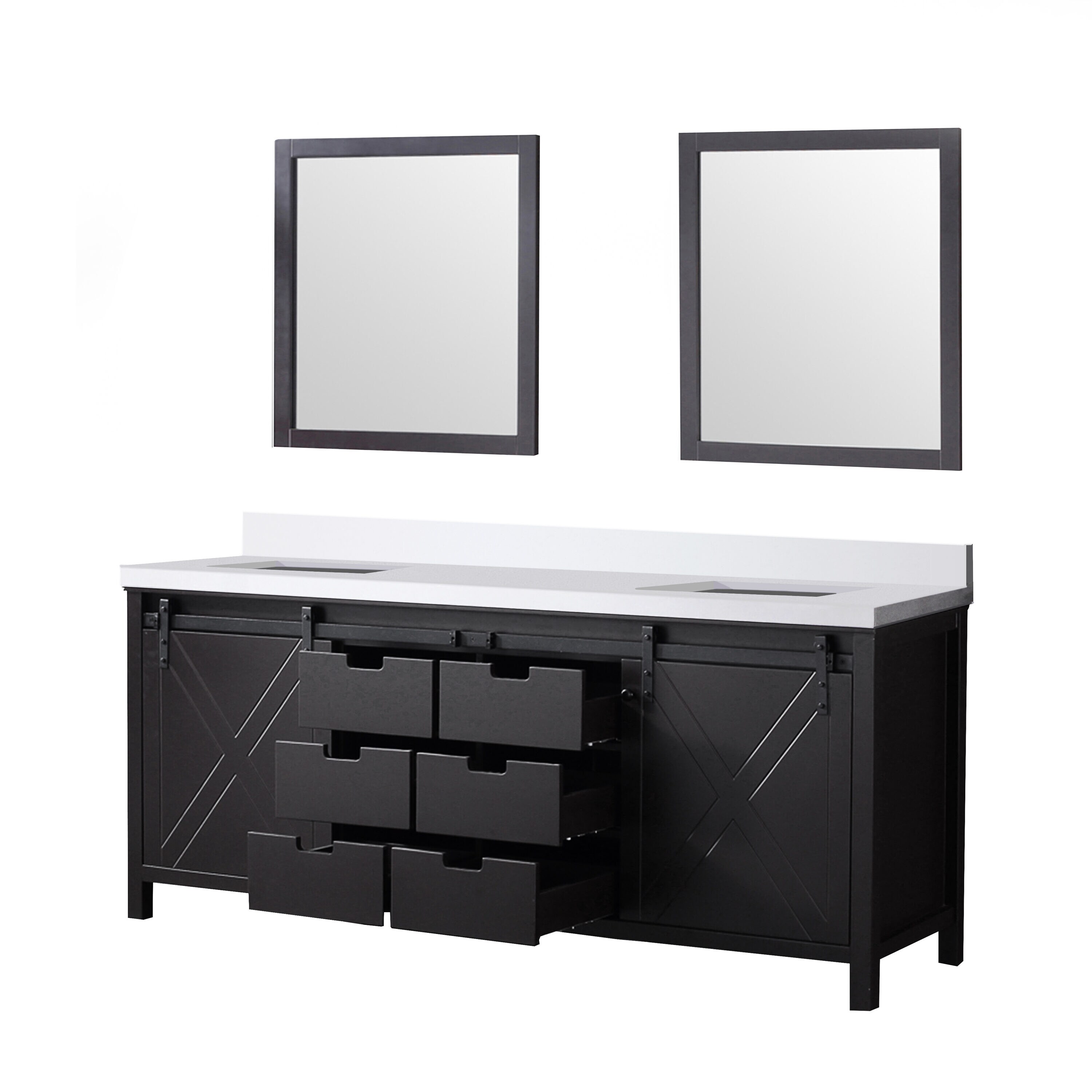Lexora LVM80DC310 Bath-Vanity-Combo - View #4