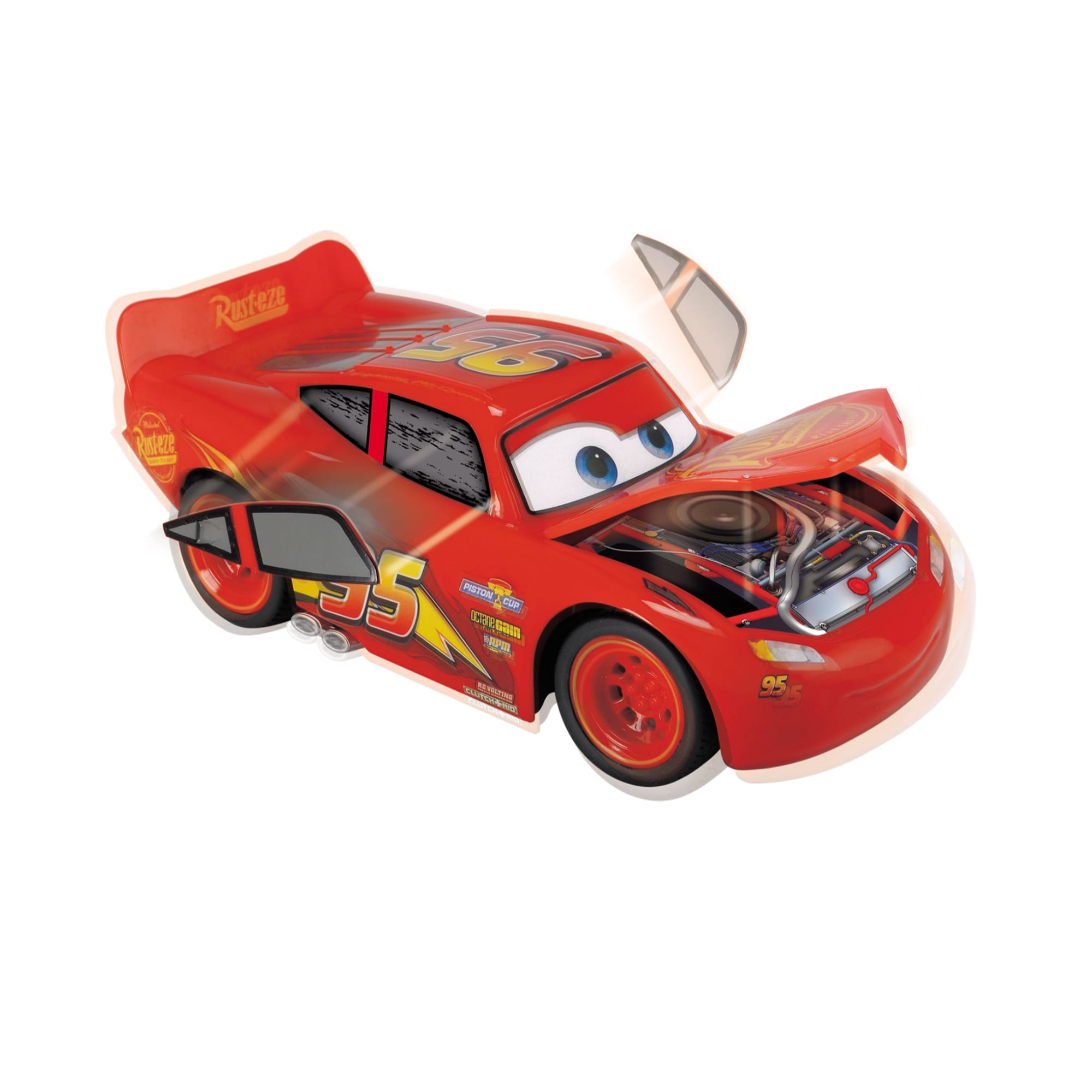 Jada Toys Disney Pixar Cars Remote-Control Car for Kids, 2-Channel
