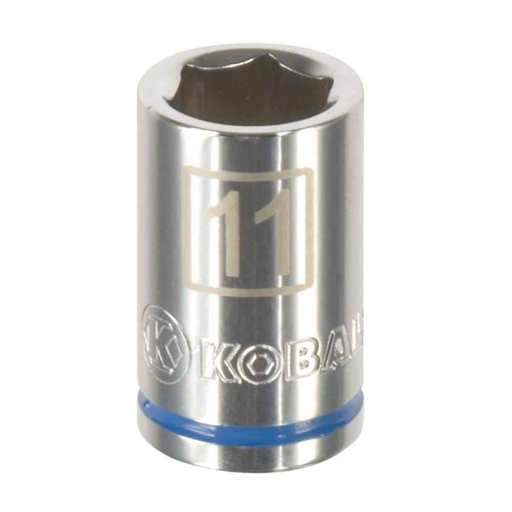 Kobalt 85402 3/8-in Drive Metric 11mm Shallow Socket