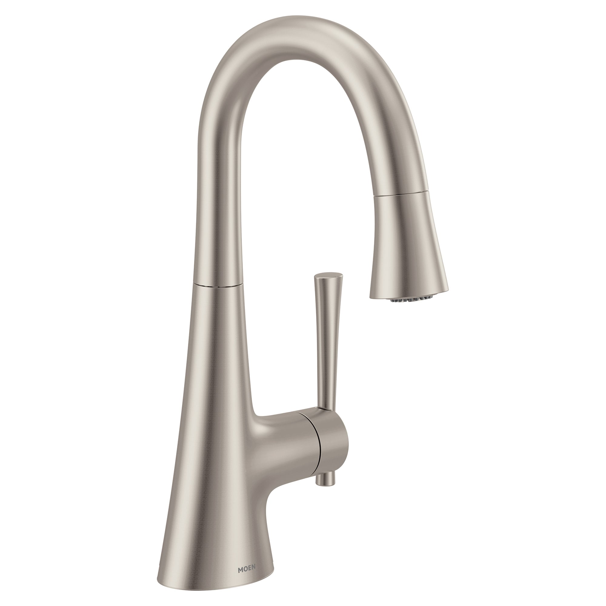 Moen 6126SRS Spot Resist Stainless Single Handle Deck-mount Pull-down Kitchen Faucet with Sprayer