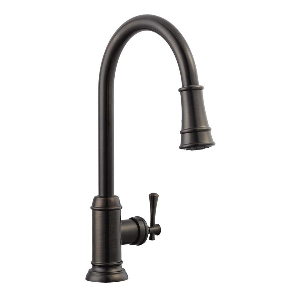 Design House Ironwood Brushed Bronze Single Handle Pull-down Kitchen ...