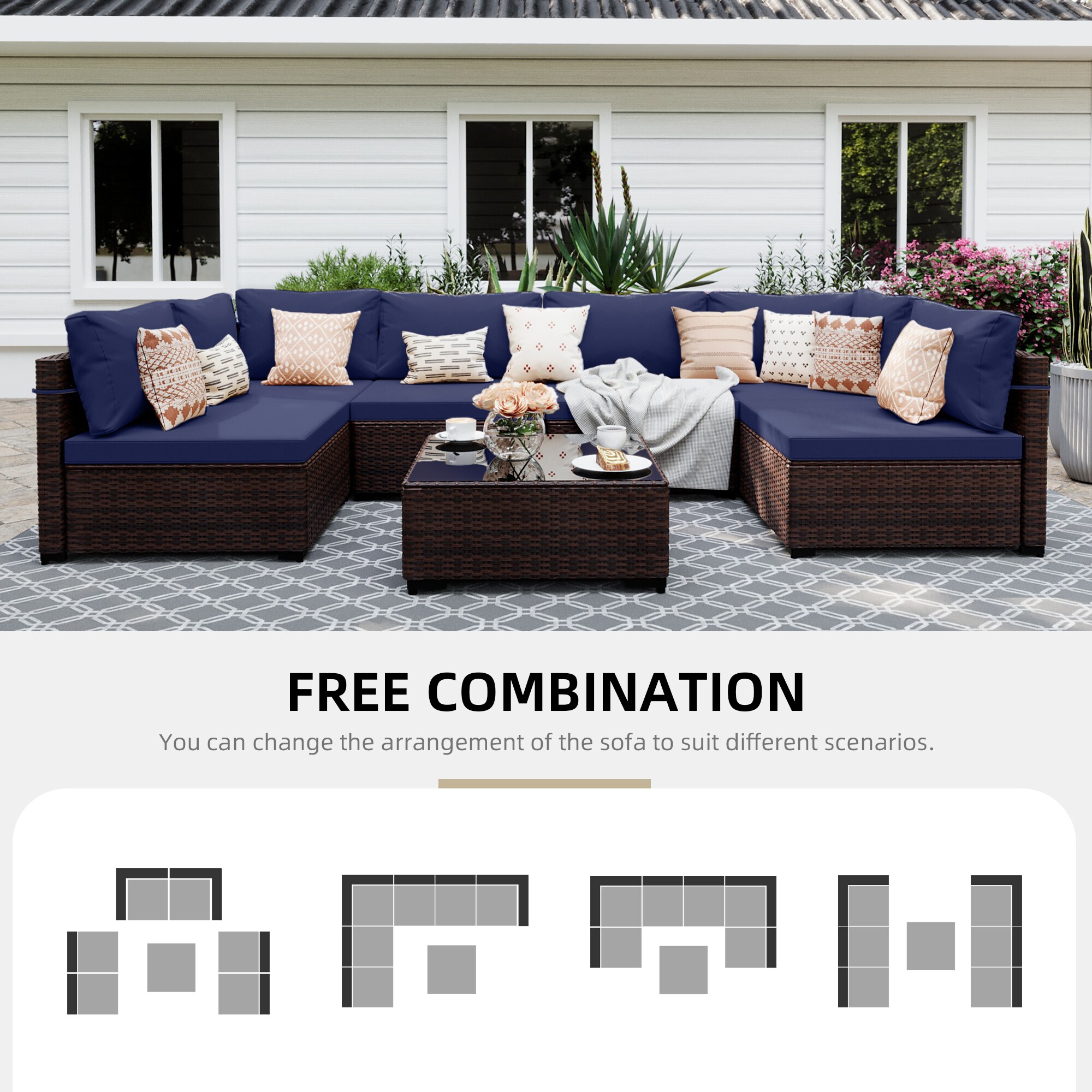UPHA US1TBSF250527 Patio-Conversation-Sets - View #4
