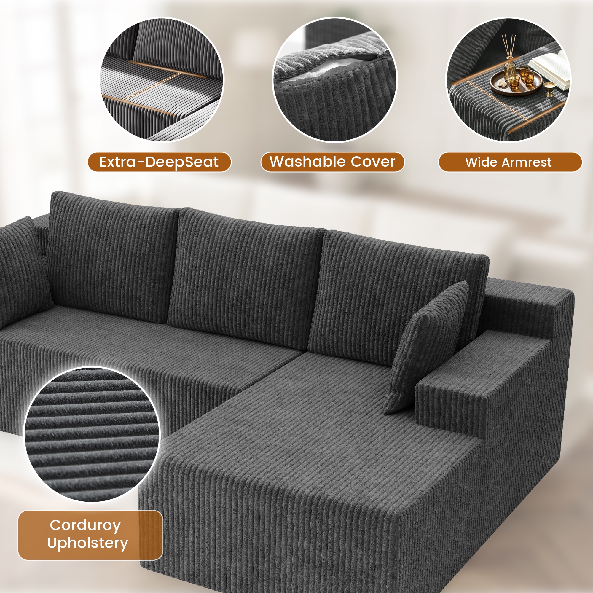 JEAREY PEMSF-LL Sofas-Loveseats - View #3