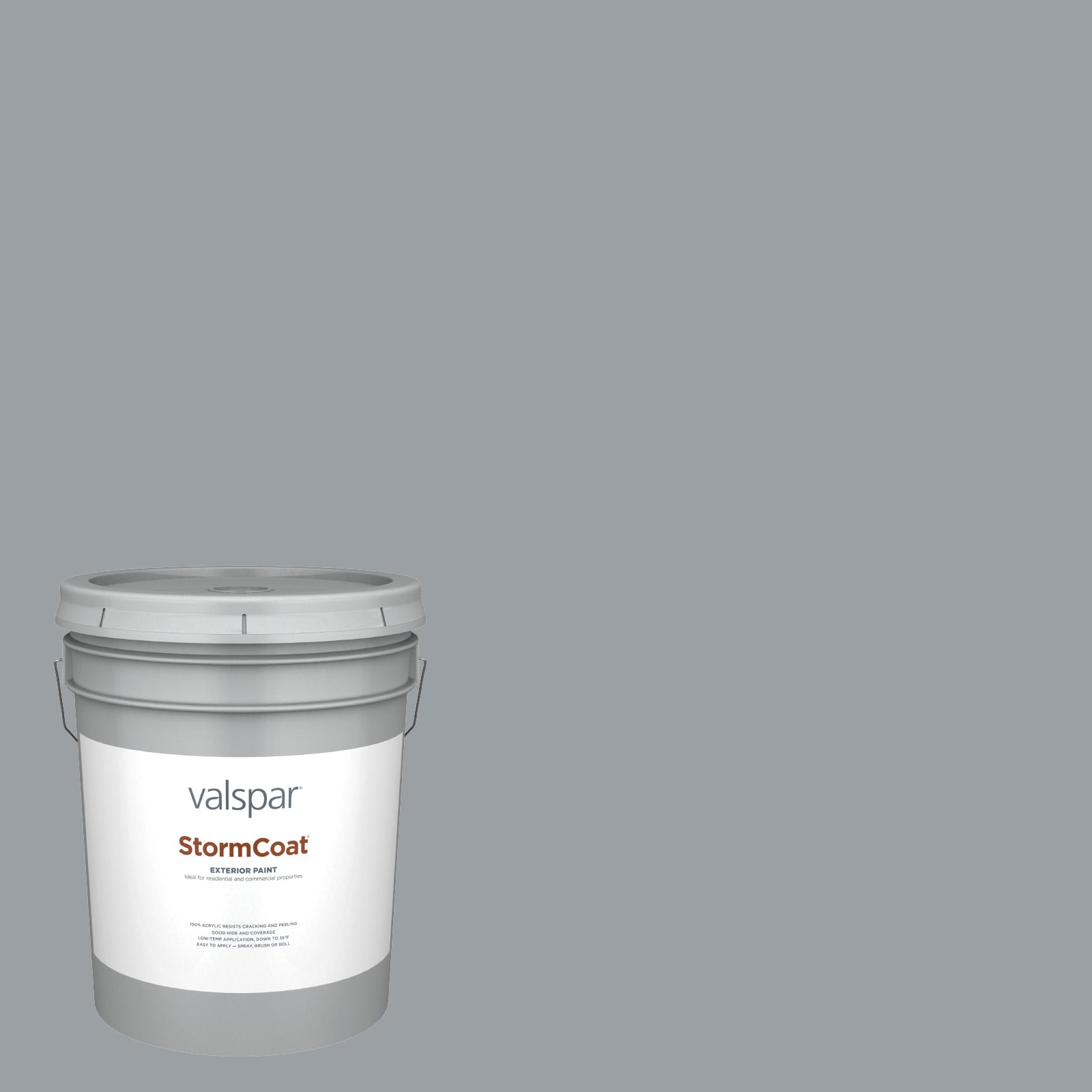 Valspar 4006-1C-148692 Storm Coat Semi-gloss Drizzling Mist 4006-1C Latex Exterior ( 5-gallon )