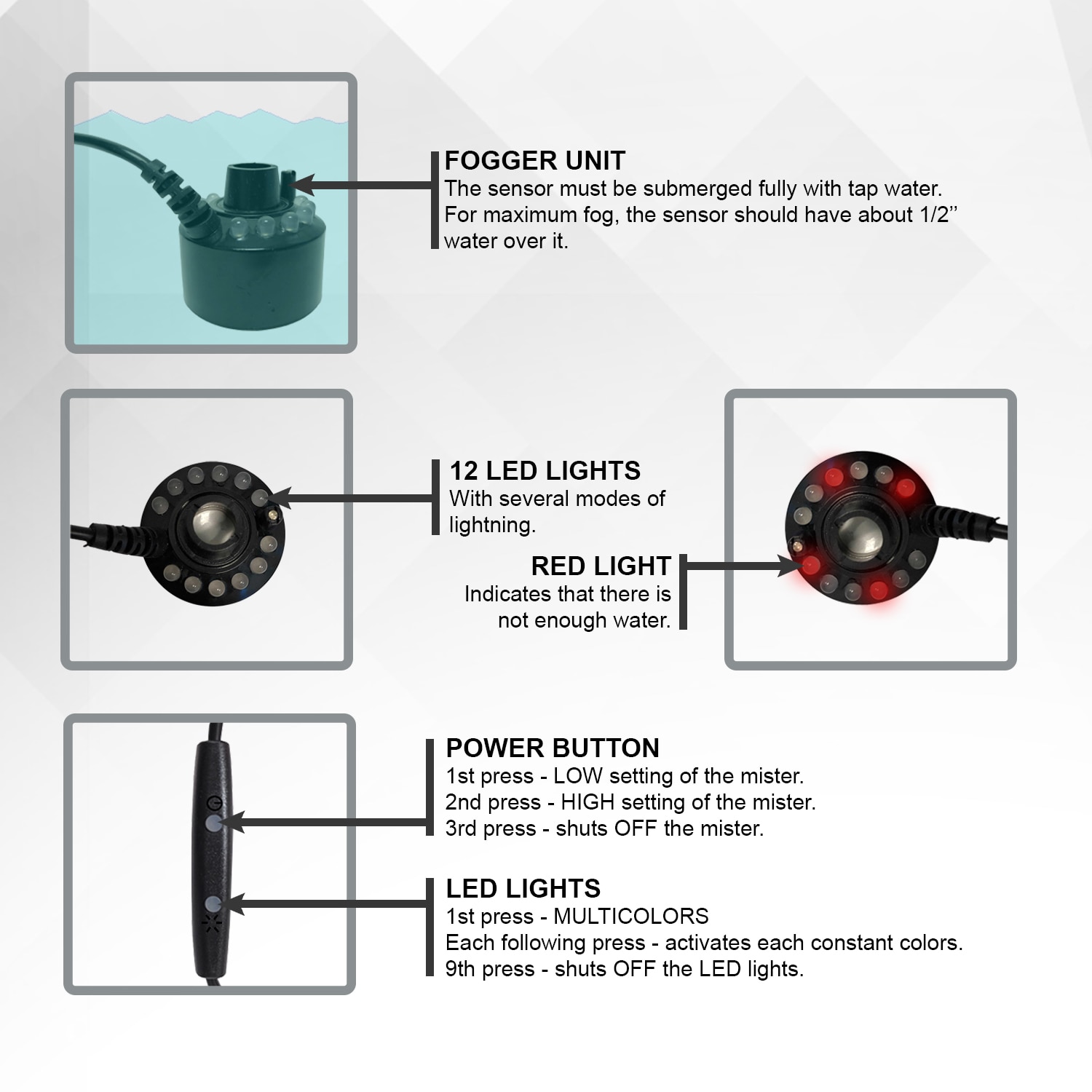 XBrand MM116ABK Misting-Attachments-Accessories - View #3