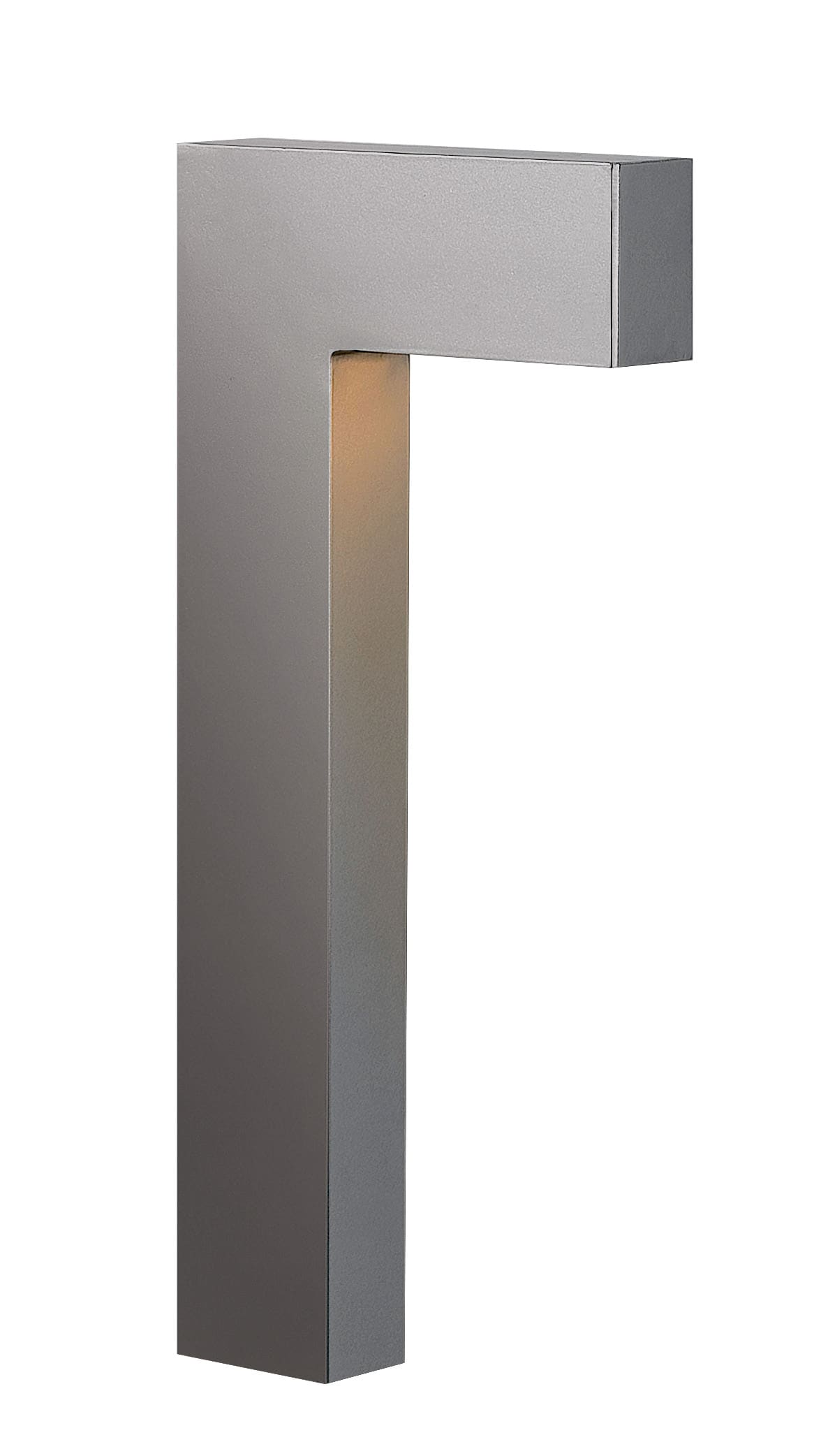 Hinkley 15014HE-LL Atlantis 150 -Lumens 1.5 -Watt Hematite Low voltage Hardwired LED Outdoor Path Light ( 2700-K )
