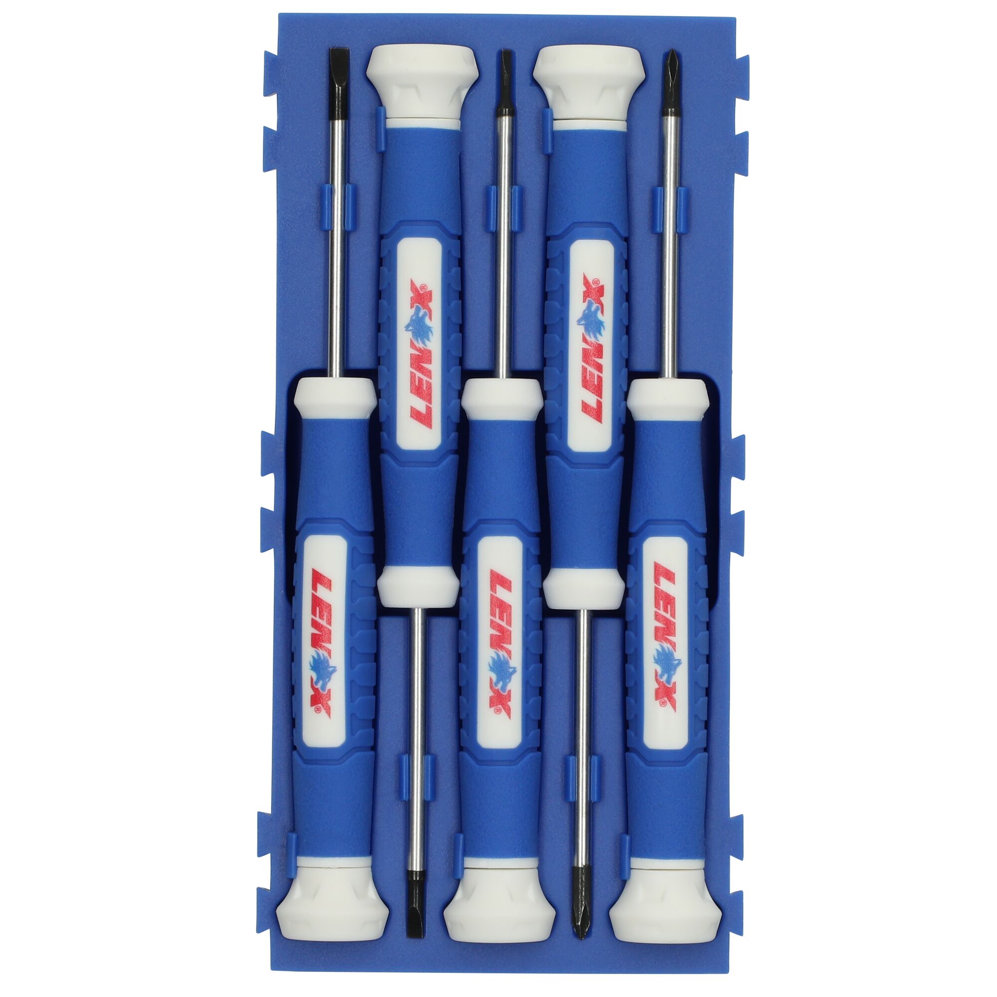 LENOX LXHT65004 5-Piece Bi-material Handle Assorted Drive Screwdriver Set