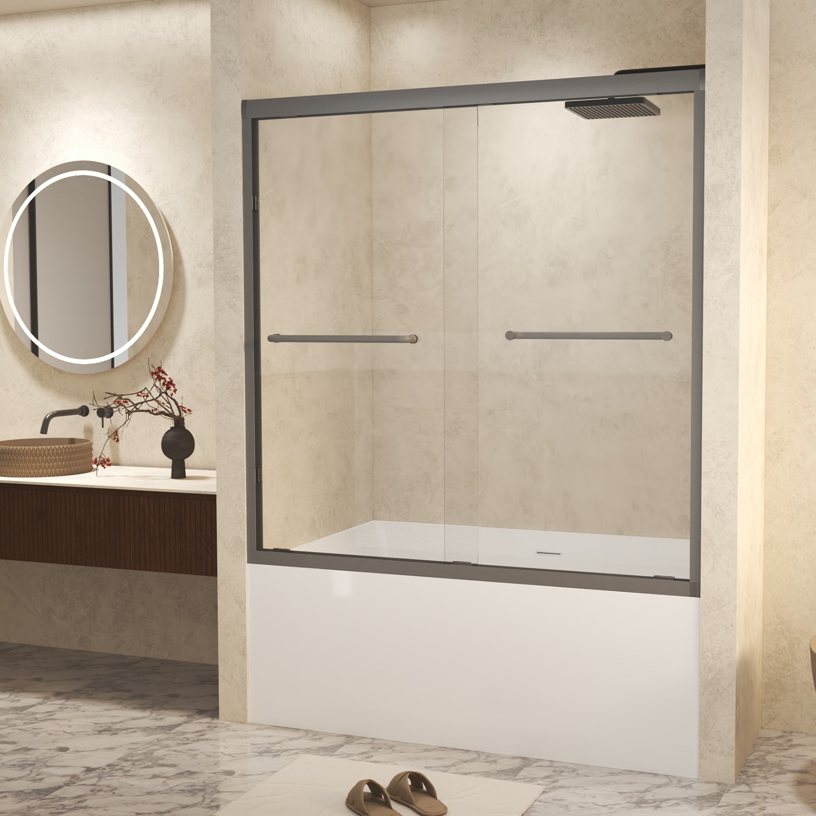 Lordear HMS-LD-6A22-1-608CH Bathtub-Doors - View #10