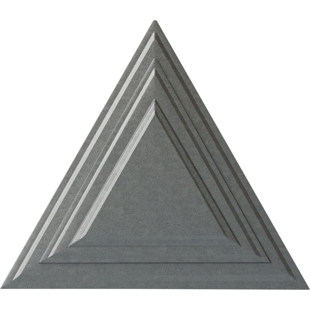 Ekena Millwork CM19TGPLS Triangle 19-in W x 16.625-in L Platinum Polyurethane Ceiling Medallion