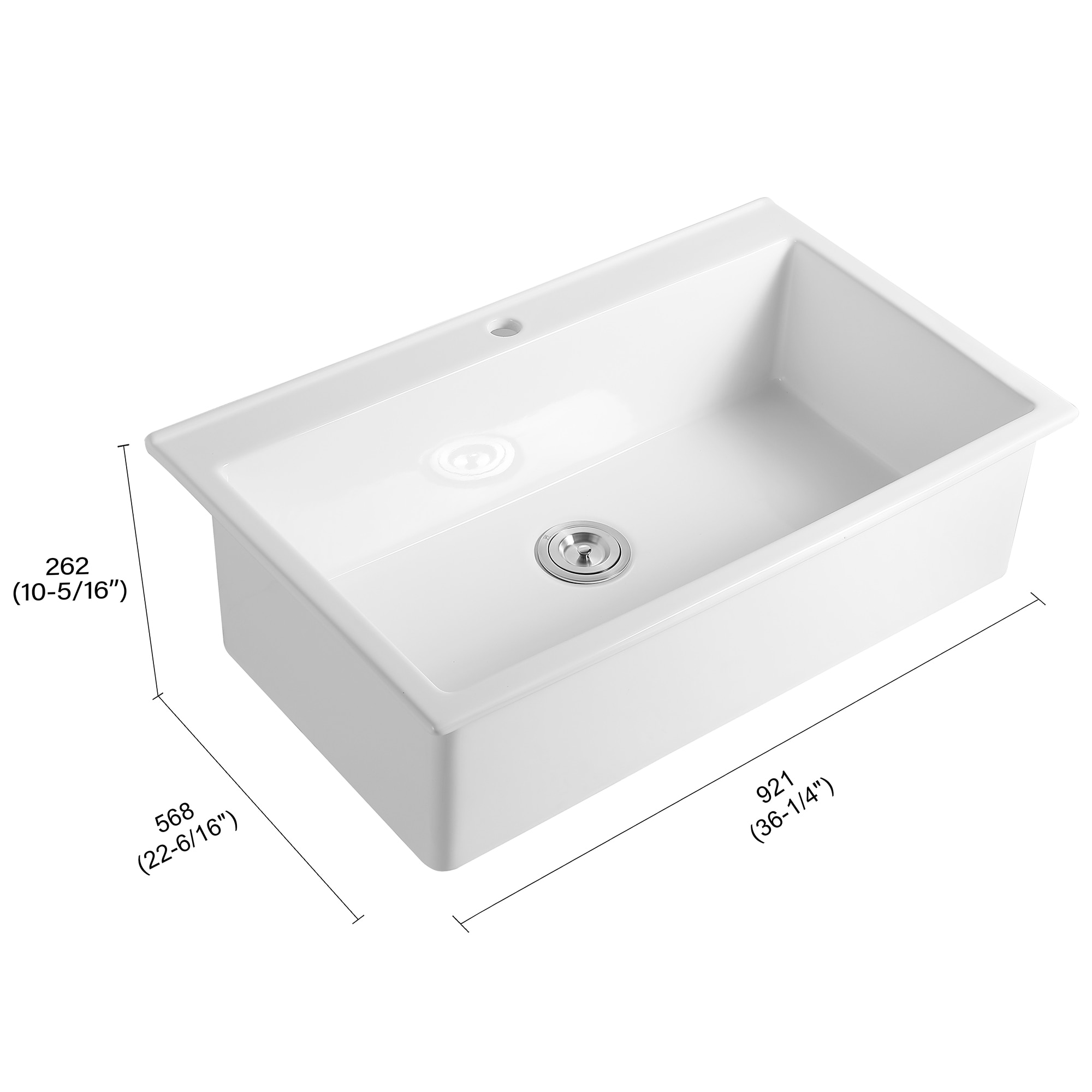 AKDY LWKS824W Kitchen-Sinks - View #6