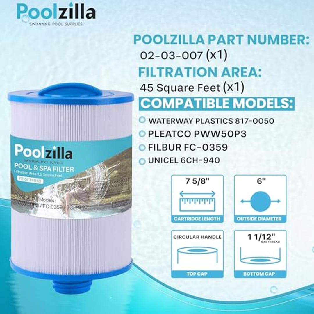 Poolzilla PZ-6CH-940-1PC Pool-Filter-Skim-Sys-Parts - View #2