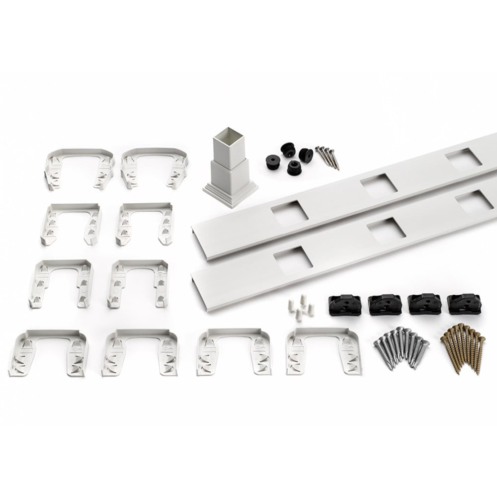 Trex WTSQHIK08FS Transcend 3.81-in x 99-in Classic White Unfinished Composite Exterior Connector
