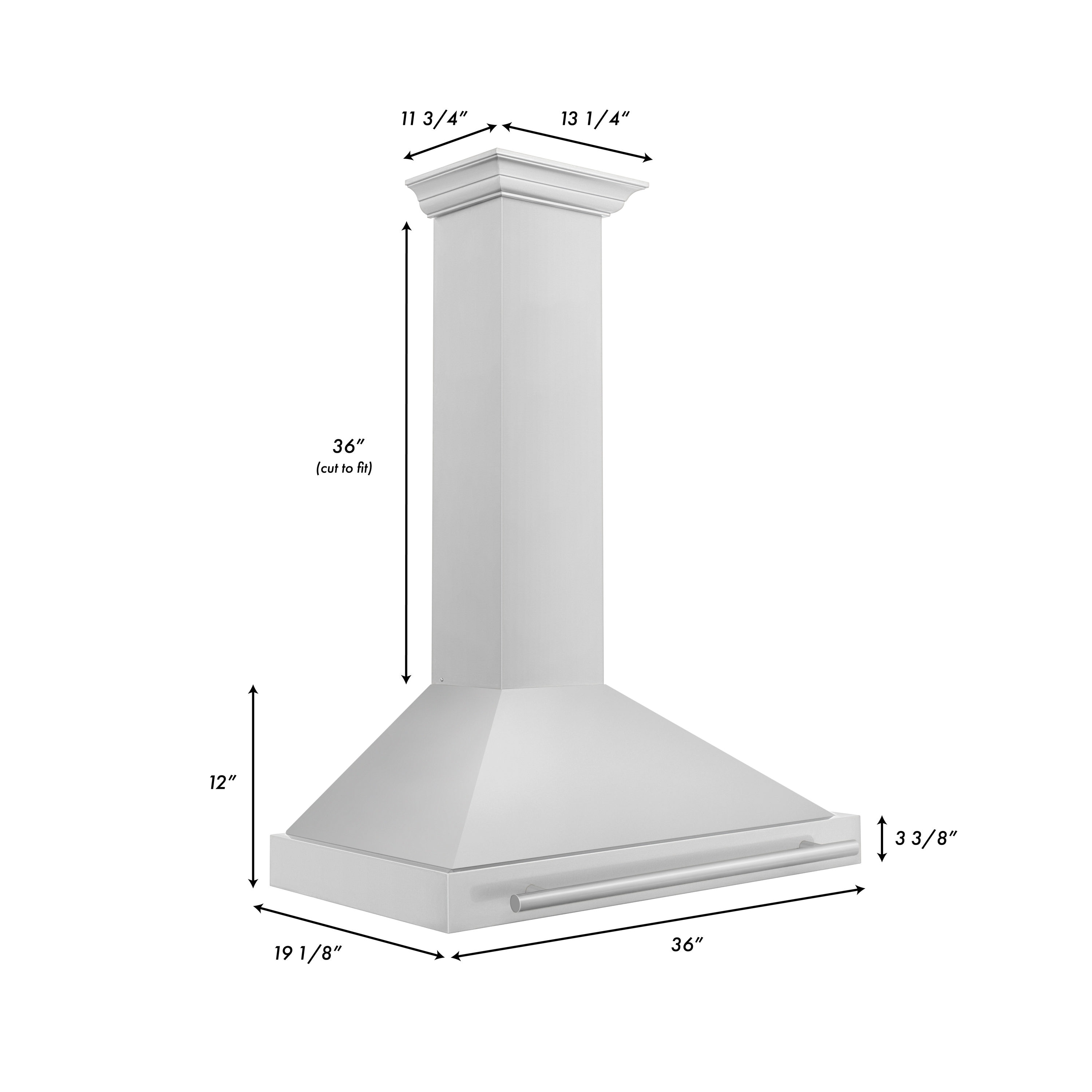 ZLINE KITCHEN & BATH KB4SNX-36 Wall-Mounted-Range-Hoods - View #3