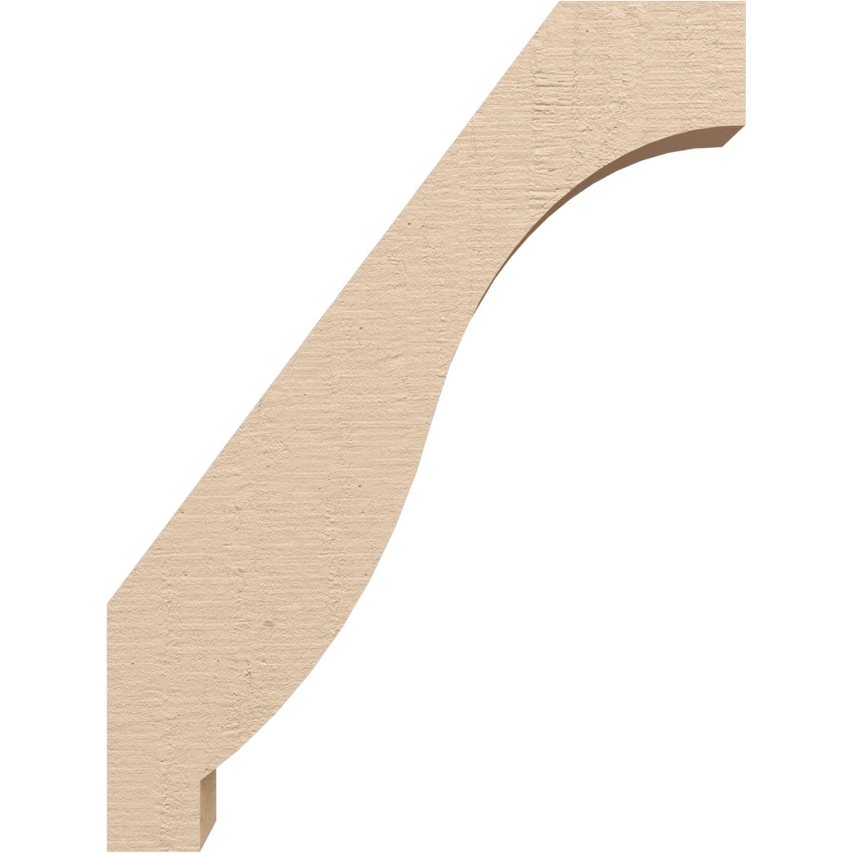 Ekena Millwork BRCUR03X12X16BKRRCPR braces - View #4